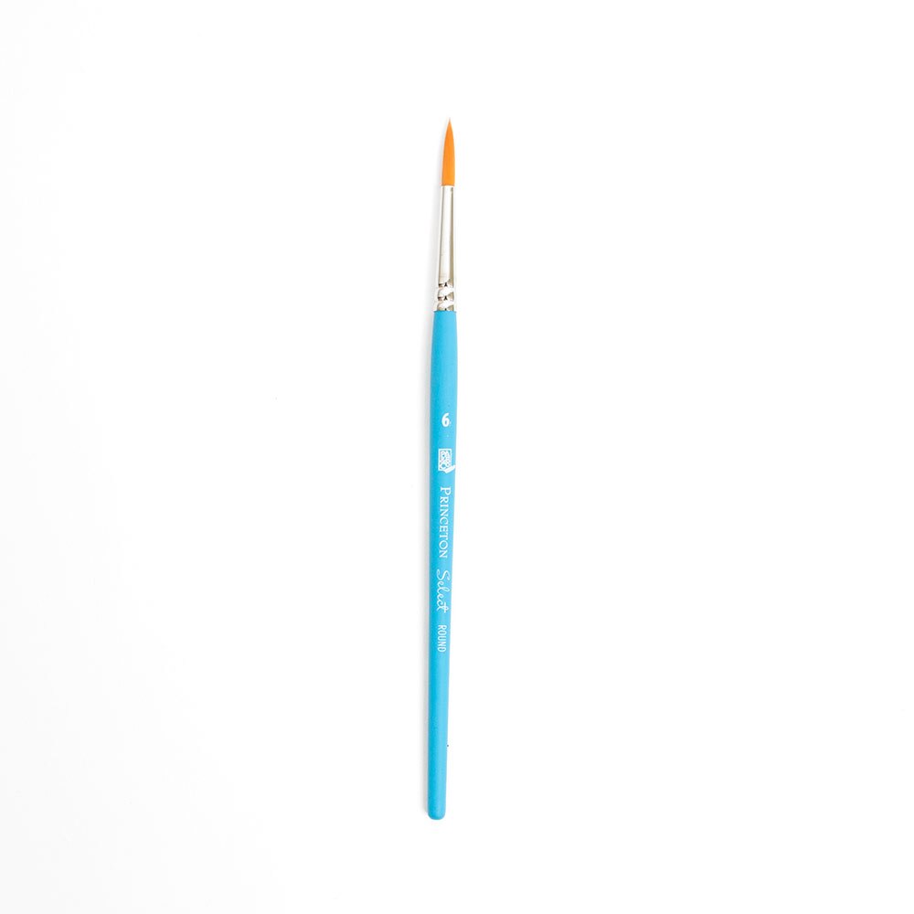 Princeton, Brush Round, Art & School, Select, Synthetic, 6, 146107